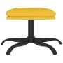 Reposapiés de tela amarillo mostaza 60x60x36 cm de , Otomanas - Ref: Foro24-341574, Precio: 44,47 €, Descuento: %