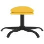 Reposapiés de tela amarillo mostaza 60x60x36 cm de , Otomanas - Ref: Foro24-341574, Precio: 44,47 €, Descuento: %