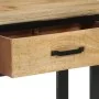 Mesa consola madera maciza de mango rugosa 110x30x75 cm by , Side tables - Ref: Foro24-351618, Price: 227,00 €, Discount: %