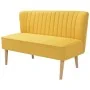 Sofá de tela amarillo 117x55,5x77 cm by , Sofas - Ref: Foro24-244074, Price: 267,68 €, Discount: %