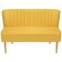 Sofá de tela amarillo 117x55,5x77 cm by , Sofas - Ref: Foro24-244074, Price: 267,68 €, Discount: %