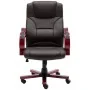 Silla de oficina de cuero auténtico marrón de , Sillas de oficina - Ref: Foro24-20560, Precio: 295,09 €, Descuento: %