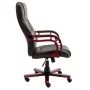Silla de oficina de cuero auténtico marrón de , Sillas de oficina - Ref: Foro24-20560, Precio: 295,09 €, Descuento: %