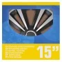 ProPlus Juego de tapacubos 4 unidades Terra plateado y negro 15" de , Llantas y ruedas para automoción - Ref: Foro24-443209, ...
