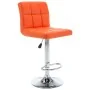 Taburetes de cocina 2 unidades cuero sintético naranja de , Taburetes de cocina - Ref: Foro24-323640, Precio: 133,05 €, Descu...