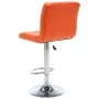 Taburetes de cocina 2 unidades cuero sintético naranja de , Taburetes de cocina - Ref: Foro24-323640, Precio: 133,05 €, Descu...