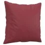 Sofá de 2 plazas con cojines cuero sintético rojo tinto 120 cm by , Sofas - Ref: Foro24-3200864, Price: 271,35 €, Discount: %