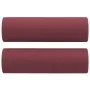 Sofá de 2 plazas con cojines tela rojo tinto 140 cm de , Sofás - Ref: Foro24-3200788, Precio: 215,66 €, Descuento: %