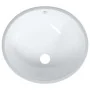Lavabo de baño ovalado cerámica blanco 38,5x33,5x19 cm de , Lavabos - Ref: Foro24-153716, Precio: 44,99 €, Descuento: %