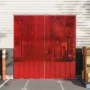 Tira de cortina para puertas PVC rojo 200x1,6 mm 10 m de , Cortinas y visillos - Ref: Foro24-153865, Precio: 47,76 €, Descuen...