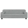 Cama para perros de terciopelo gris claro 90x53x30 cm de , Camas para perros - Ref: Foro24-171869, Precio: 113,95 €, Descuent...