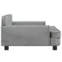 Cama para perros de terciopelo gris claro 90x53x30 cm de , Camas para perros - Ref: Foro24-171869, Precio: 113,95 €, Descuent...