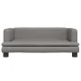 Cama para perros de cuero sintético gris 80x45x30 cm de , Camas para perros - Ref: Foro24-171904, Precio: 69,28 €, Descuento: %