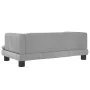 Cama para perros de terciopelo gris claro 80x45x30 cm de , Camas para perros - Ref: Foro24-171895, Precio: 79,56 €, Descuento: %