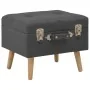 Taburetes de almacenamiento 3 piezas gris oscuro de tela by , Benches for halls and storage - Ref: Foro24-247526, Price: 154,...