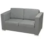 Sofá de 2 plazas de tela gris claro de , Sofás - Ref: Foro24-243580, Precio: 307,36 €, Descuento: %