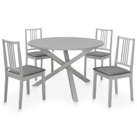 Juego de muebles de comedor 5 piezas MDF gris de , muebles para cocinas y comedores - Ref: Foro24-276404, Precio: 435,84 €, D...