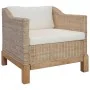 Juego de sofás de 2 piezas con cojines de ratán natural de , Sofás - Ref: Foro24-278614, Precio: 861,81 €, Descuento: %