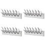 Percheros 4 unidades aluminio plateado de , Percheros para sombreros y abrigos - Ref: Foro24-278753, Precio: 140,90 €, Descue...