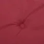Cojines de silla de jardín 6 uds tela rojo tinto 50x50x3 cm de , Cojines para sillas y sofás - Ref: Foro24-314058, Precio: 42...