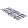 Cojín silla jardín respaldo alto 2 uds cuadros gris 120x50x3 cm de , Cojines para sillas y sofás - Ref: Foro24-314128, Precio...