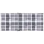 Cojín silla jardín respaldo alto 2 uds cuadros gris 120x50x3 cm de , Cojines para sillas y sofás - Ref: Foro24-314128, Precio...
