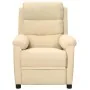 Sillón reclinable de tela crema by , Armchairs - Ref: Foro24-342348, Price: 181,45 €, Discount: %