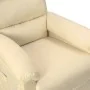 Sillón reclinable de tela crema by , Armchairs - Ref: Foro24-342348, Price: 181,45 €, Discount: %