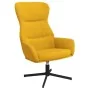Silla de relajación de terciopelo amarillo mostaza by , Armchairs - Ref: Foro24-341115, Price: 109,76 €, Discount: %