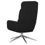 Sillón de relax de tela negro by , Armchairs - Ref: Foro24-341136, Price: 121,51 €, Discount: %