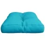 Cojín para palés tela turquesa 80x40x12 cm de , Cojines para sillas y sofás - Ref: Foro24-360622, Precio: 28,81 €, Descuento: %