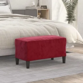 Banco de terciopelo rojo vino tinto 70x35x41 cm von , Banken - Ref: Foro24-349401, Preis: 48,48 €, Rabatt: %