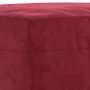 Banco de terciopelo rojo vino tinto 70x35x41 cm de , Bancos - Ref: Foro24-349401, Precio: 48,48 €, Descuento: %