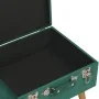 Taburetes de almacenamiento 3 piezas terciopelo verde de , Bancos para recibidores y almacenamiento - Ref: Foro24-329254, Pre...