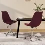Sillas de comedor giratorias 2 unidades tela morado de , Sillas de comedor - Ref: Foro24-338355, Precio: 171,71 €, Descuento: %