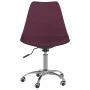 Sillas de comedor giratorias 2 unidades tela morado de , Sillas de comedor - Ref: Foro24-338355, Precio: 171,71 €, Descuento: %