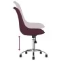 Sillas de comedor giratorias 2 unidades tela morado de , Sillas de comedor - Ref: Foro24-338355, Precio: 171,71 €, Descuento: %