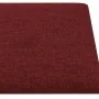 Paneles de pared 12 uds tela rojo tinto 90x30 cm 3,24 m² de , Recubrimiento de paredes - Ref: Foro24-343904, Precio: 67,63 €,...