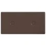 Paneles de pared 12 uds cuero sintético marrón 30x15 cm 0,54 m² by , Wall covering - Ref: Foro24-343973, Price: 23,37 €, Disc...