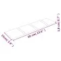 Paneles de pared 12 uds tela gris oscuro 60x15 cm 1,08 m² von , Wandverkleidung - Ref: Foro24-344053, Preis: 28,96 €, Rabatt: %
