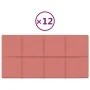 Paneles de pared 12 uds terciopelo rosa 60x30 cm 2,16 m² von , Wandverkleidung - Ref: Foro24-344087, Preis: 59,70 €, Rabatt: %