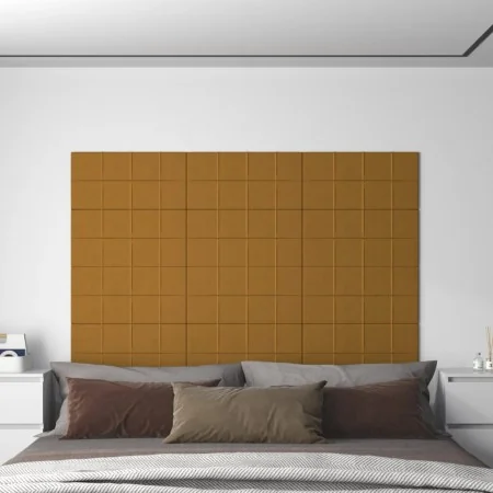 Paneles de pared 12 uds terciopelo marrón 60x30 cm 2,16 m² von , Wandverkleidung - Ref: Foro24-344091, Preis: 43,87 €, Rabatt: %