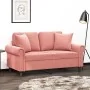 Cojines decorativos 2 uds terciopelo rosa 40x40 cm de , Cojines - Ref: Foro24-349488, Precio: 22,47 €, Descuento: %
