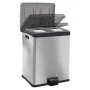 EKO Cubo de basura de pedal Rejoice 2x30 L plateado mate von , Abfallbehälter - Ref: Foro24-440035, Preis: 162,06 €, Rabatt: %