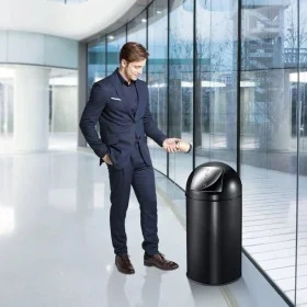 EKO Cubo de basura con tapa de empuje push 40 L negro mate von , Abfallbehälter - Ref: Foro24-440061, Preis: 108,73 €, Rabatt: %