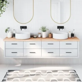 Encimera de baño madera maciza sin tratar 220x50x(2-6) cm de , Encimeras - Ref: Foro24-3156086, Precio: 147,91 €, Descuento: %