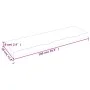 Encimera de baño madera maciza sin tratar 100x30x(2-6) cm de , Encimeras - Ref: Foro24-3156031, Precio: 66,96 €, Descuento: %