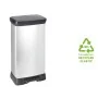 Curver Papelera de pedal Deco rectangular plateada 50 L de , Cubos de la basura y papeleras - Ref: Foro24-443829, Precio: 88,...