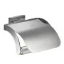Kleine Wolke Portarrollo de papel higiénico con tapa Meo plateado de , Portarrollos - Ref: Foro24-442308, Precio: 43,90 €, De...