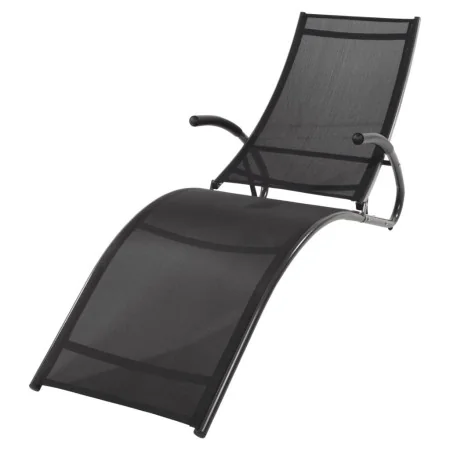 ProGarden Tumbona plegable negro 174x59x87 cm de , Tumbonas - Ref: Foro24-446771, Precio: 146,83 €, Descuento: %